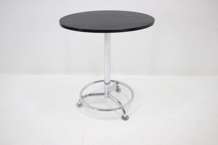 bauhaus chrome side table from slezak factories 1930s 1