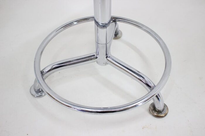 bauhaus chrome side table from slezak factories 1930s 5