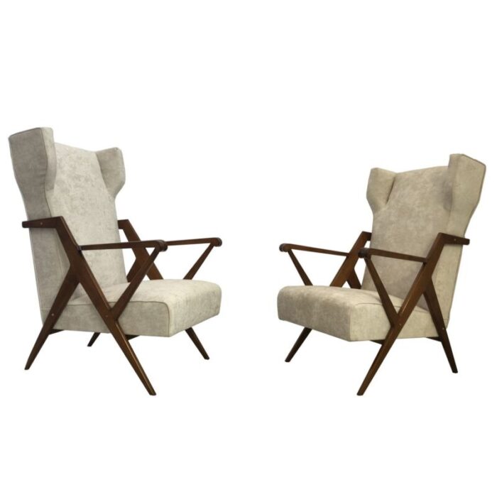 bbpr lounge chairs by gianluigi banfi lodovico belgiojoso enrico peressutti ernesto nathan rogers 1950s set of 2 1