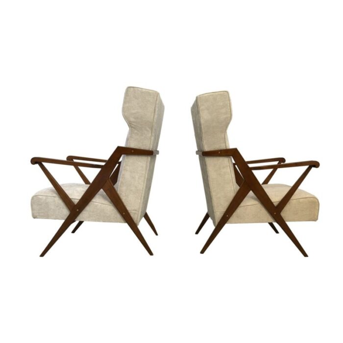 bbpr lounge chairs by gianluigi banfi lodovico belgiojoso enrico peressutti ernesto nathan rogers 1950s set of 2 2