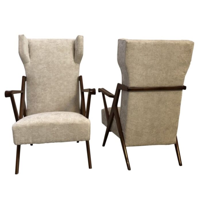 bbpr lounge chairs by gianluigi banfi lodovico belgiojoso enrico peressutti ernesto nathan rogers 1950s set of 2 3