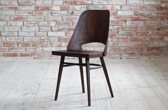 beech veneer dining chairs by oswald haerdtl for ton 1950s set of 4 17