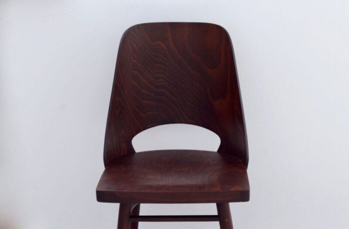 beech veneer dining chairs by oswald haerdtl for ton 1950s set of 4 23