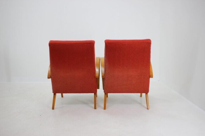 bentwood lounge chairs by frantisek jirak 1960s set of 2 6