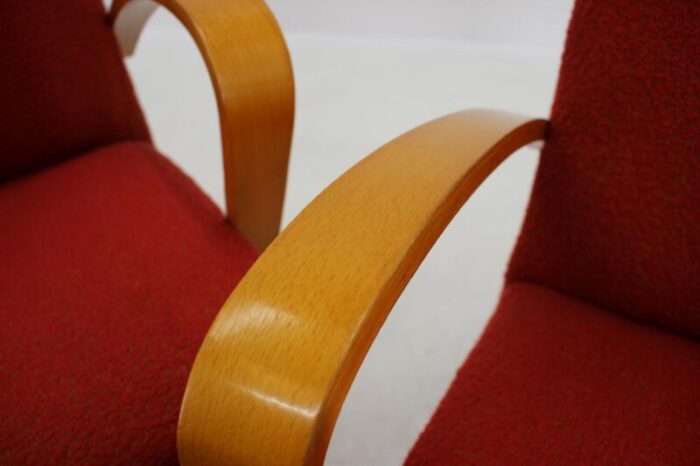 bentwood lounge chairs by frantisek jirak 1960s set of 2 8