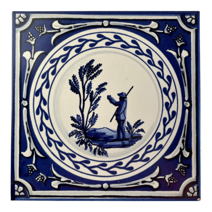 blue and white italian tile 4558