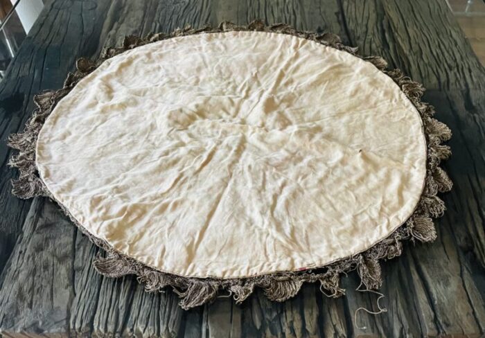 boho chic antique church round tablecloth textile 6978