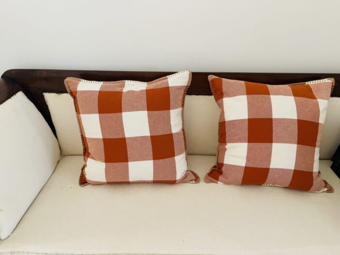 boho pair of pillows french country feather down pillows 1047