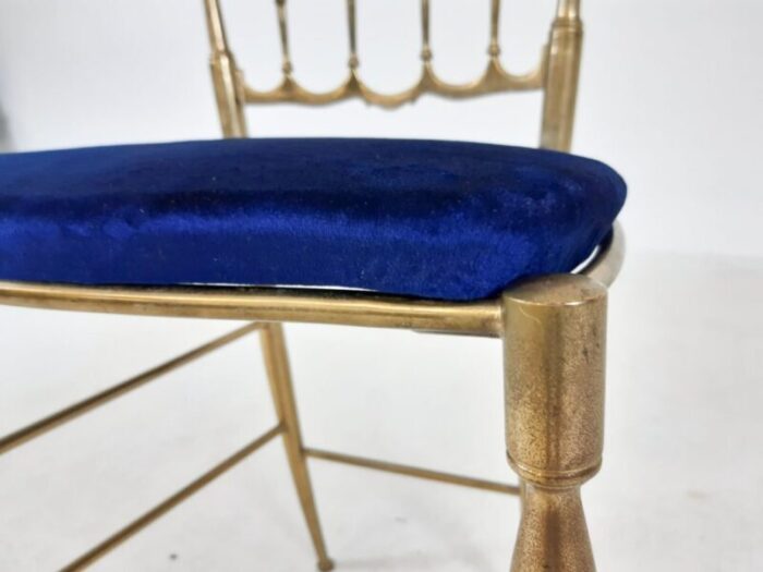 brass dining chair by giuseppe gaetano descalzi 1950s 2