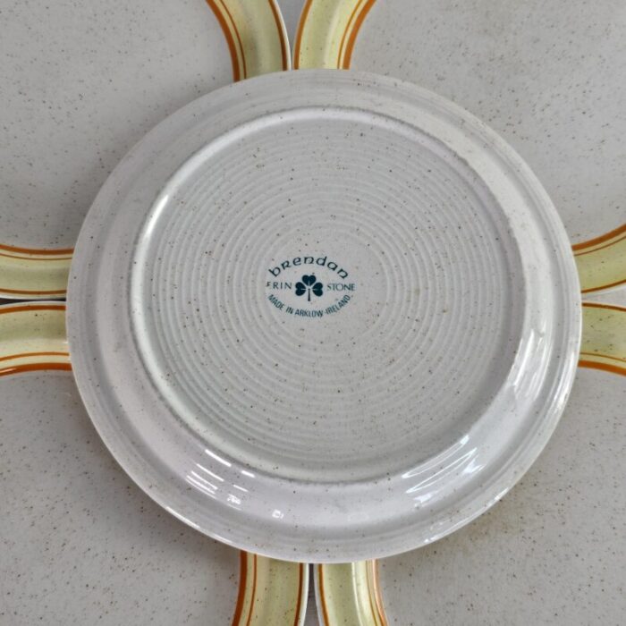 brendan erin stone dessert plates 725 dia set of 4 9237