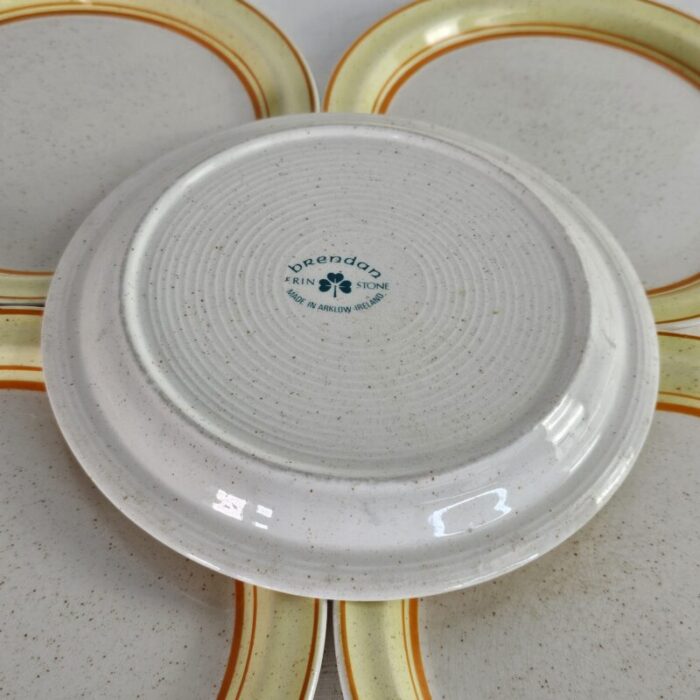 brendan erin stone dessert plates 725 dia set of 4 9817