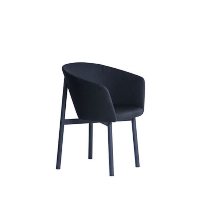 bridge black residence armchair by jean couvreur 1