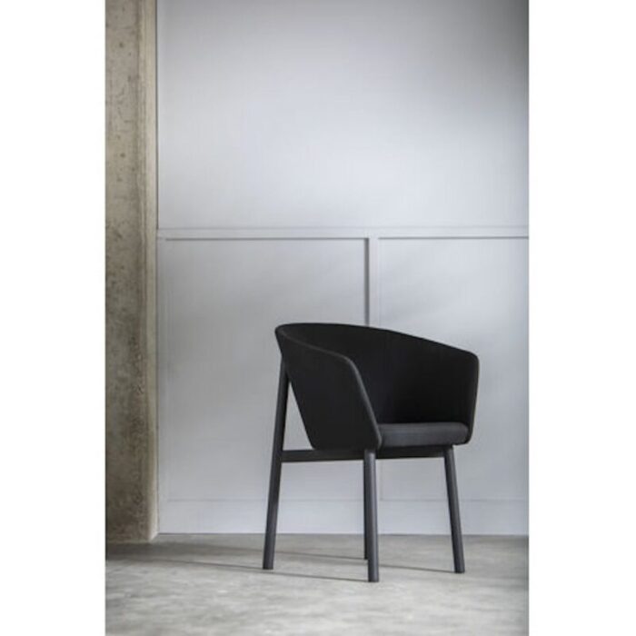 bridge black residence armchair by jean couvreur 2