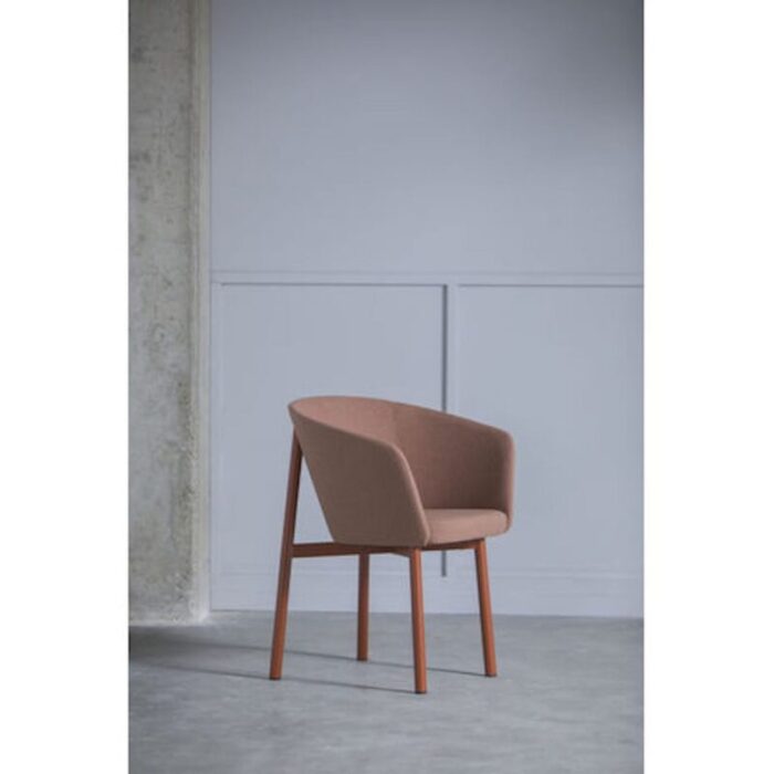 bridge pink residence armchair by jean couvreur 2