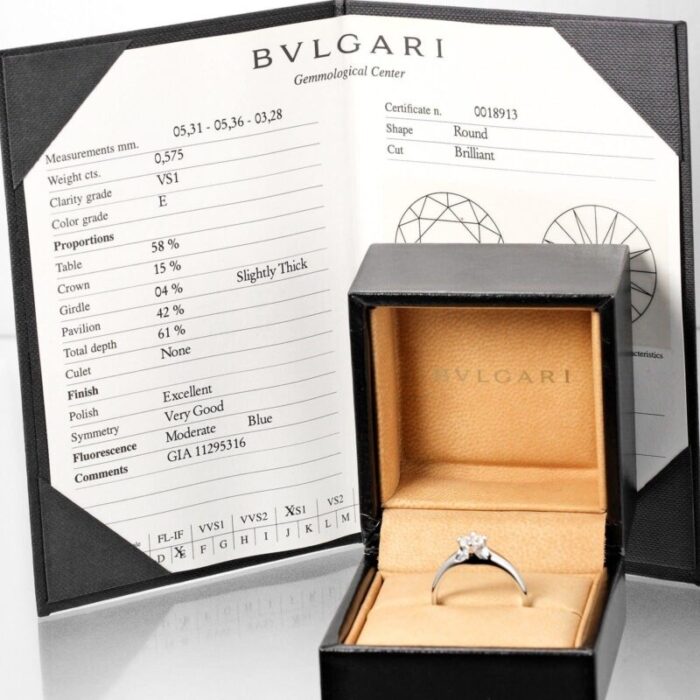 bulgari corona ring size 9 9047