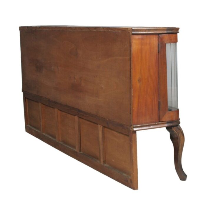 carved walnut and burl walnut chippendale sideboard from testolini e salviati 1920s 6