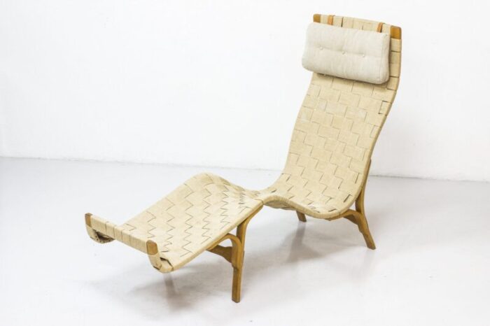 chaise lounge in the style of bruno mathsson 1940s 1