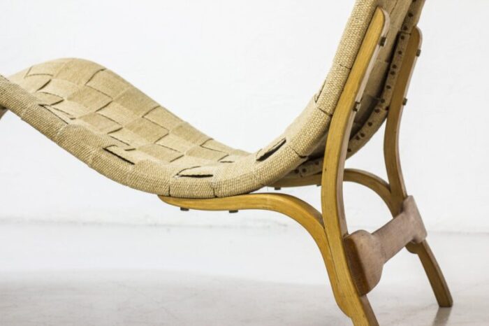 chaise lounge in the style of bruno mathsson 1940s 12