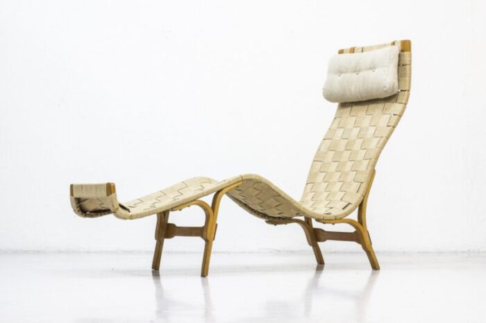 chaise lounge in the style of bruno mathsson 1940s 4