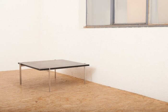 chrome plated model pk 61 coffee table by poul kjaerholm for e kold christensen 1950s 2