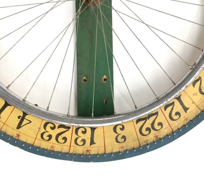 circa 1940s game wheel with stars 6841