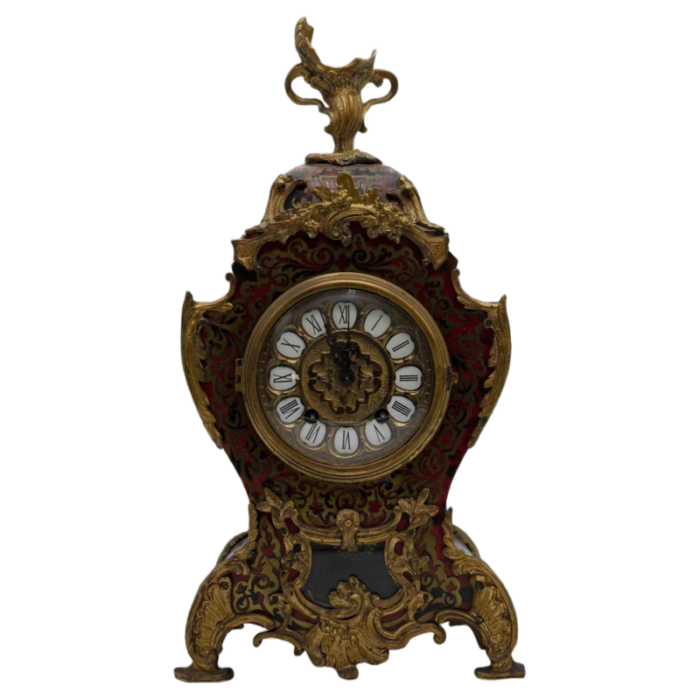 clock in boulle style early 20th century 6005