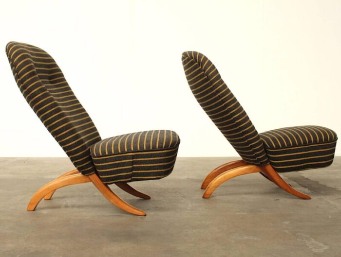 congo chairs by theo ruth for artifort 1950s set of 2 2