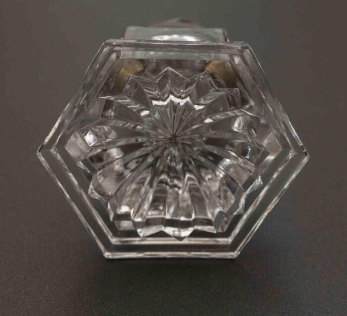 crystal inkwell italy 20th century 6932