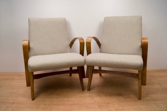 czech armchairs 1960s set of 2 3