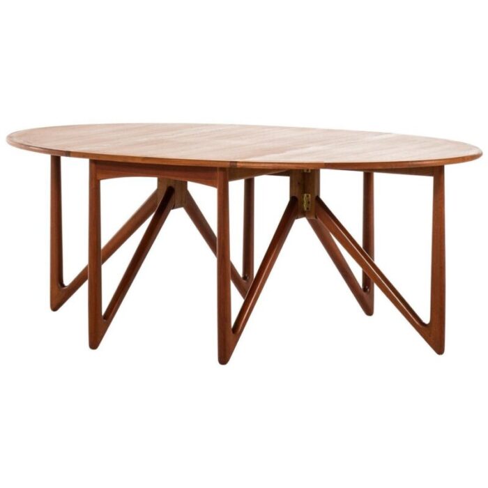 danish dining table by niels koefoed 1960s 1