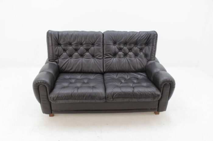 danish leather sofa 1960s 2