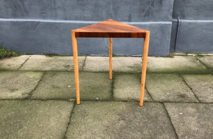 danish modern walnut oak side table by edmund jorgensen 1960s 2