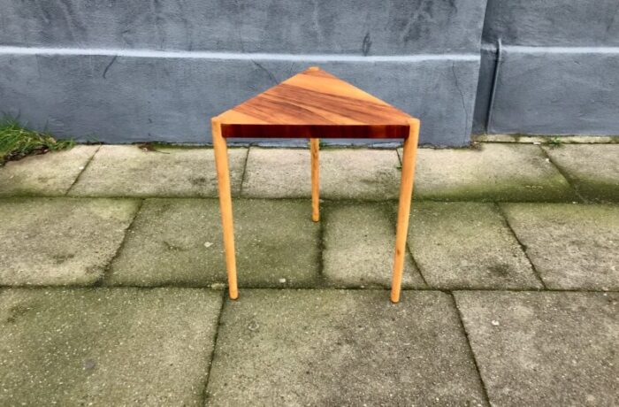 danish modern walnut oak side table by edmund jorgensen 1960s 7