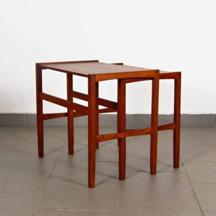 danish nesting tables 1964 set of 2 5