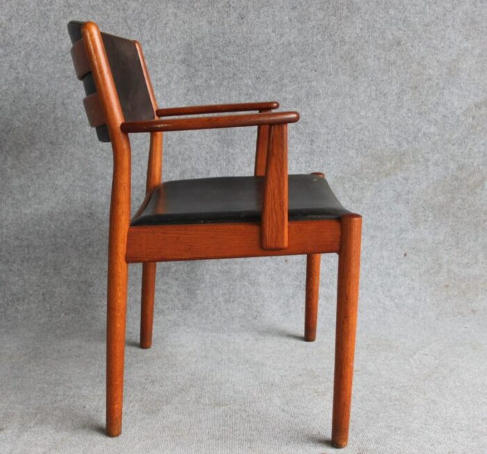 danish oak j62 armchair by poul volther for fdb 1963 5