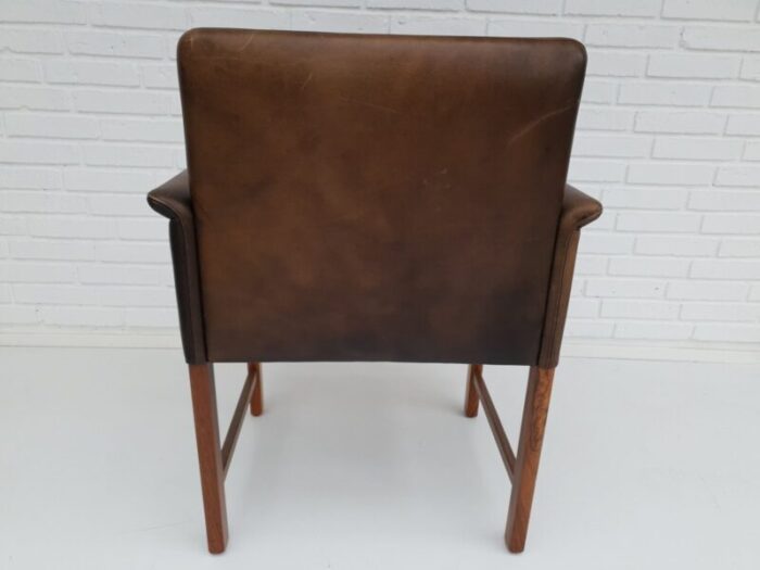 danish rosewood and leather armchair by hans olsen for skipper 1960s 4