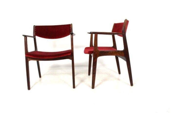 danish rosewood dining chairs by henning kjaernulf for soro stolefabrik 1960s set of 2 4