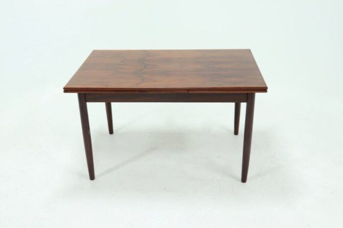 danish rosewood extendable dining table 1960s 1