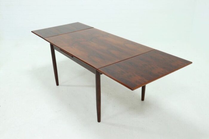 danish rosewood extendable dining table 1960s 5