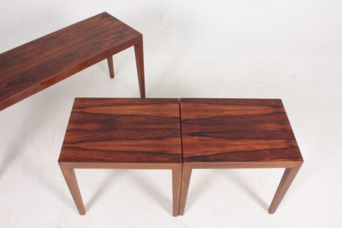 danish rosewood nesting tables by severin hansen for haslev mobelsnedkeri 1960s set of 3 6