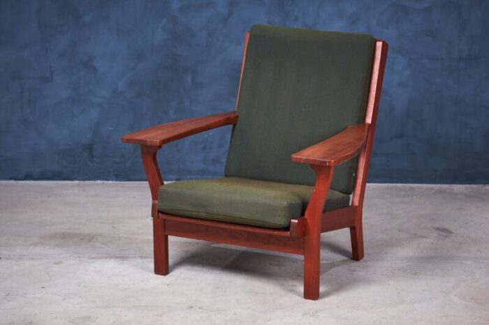 danish teak model ge320 armchair by hans j wegner for getama 1960s 1