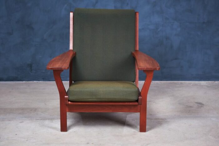 danish teak model ge320 armchair by hans j wegner for getama 1960s 2