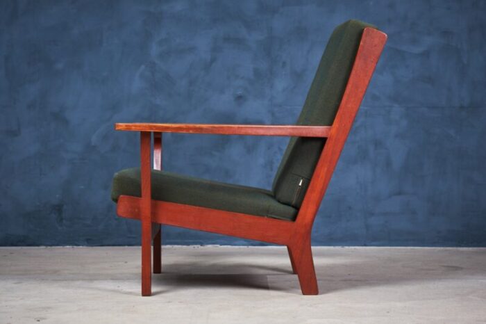 danish teak model ge320 armchair by hans j wegner for getama 1960s 4