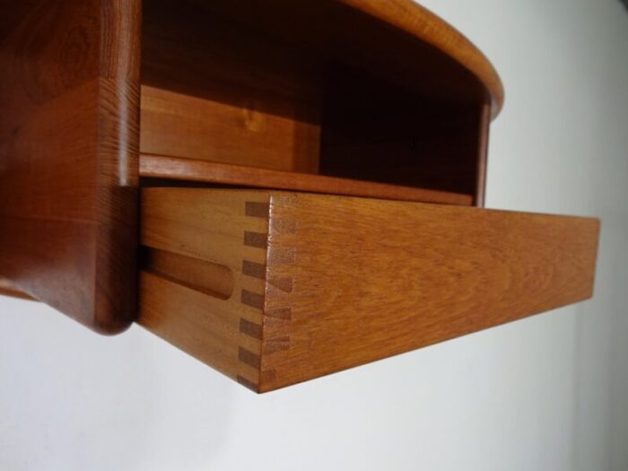 danish teak wall unit 1970s 16