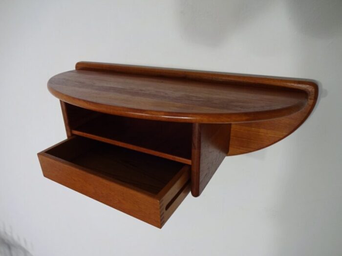 danish teak wall unit 1970s 6