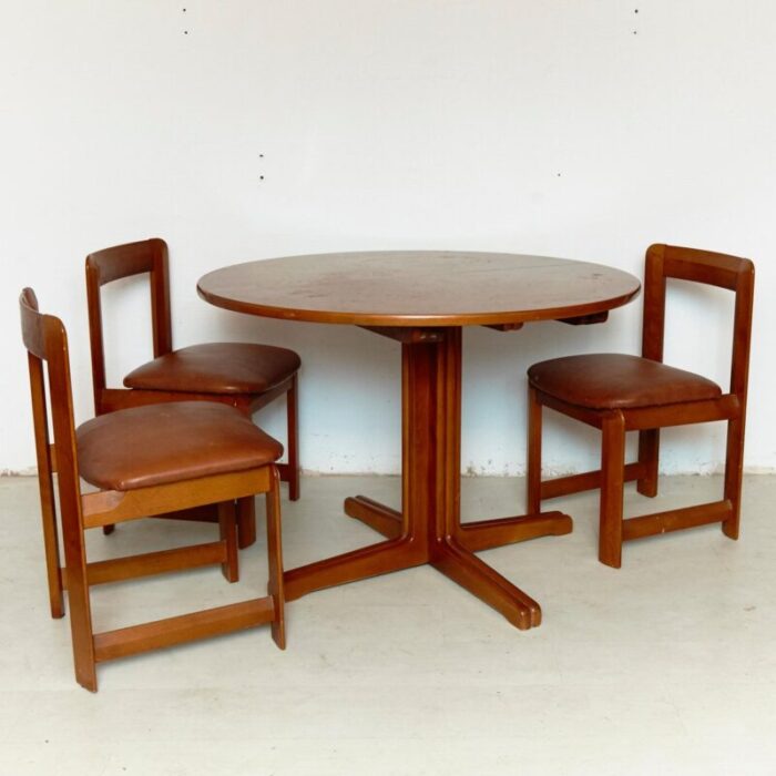 dining chairs 1960s set of 4 8