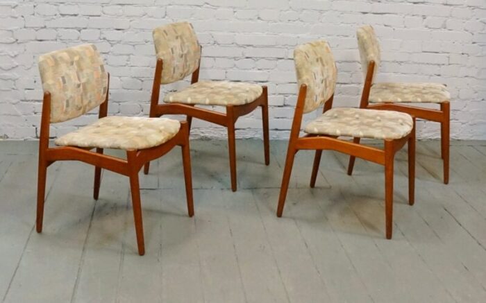 dining chairs by erik buch for orum mobelfabrik 1960s set of 4 1