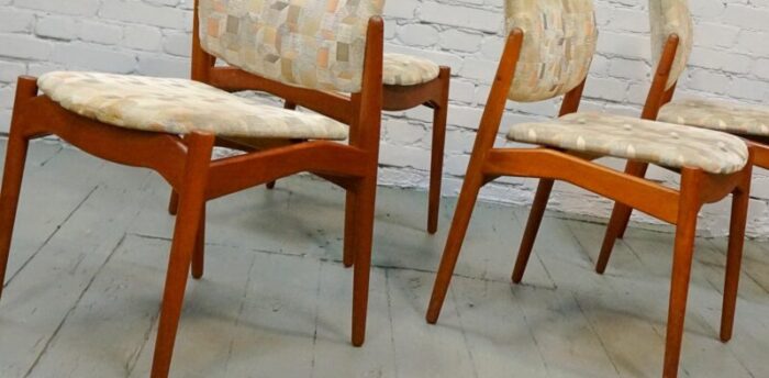 dining chairs by erik buch for orum mobelfabrik 1960s set of 4 2