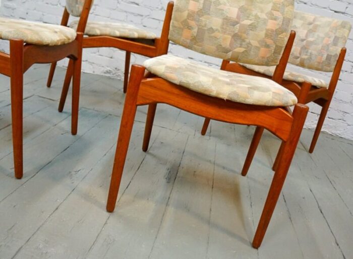 dining chairs by erik buch for orum mobelfabrik 1960s set of 4 3