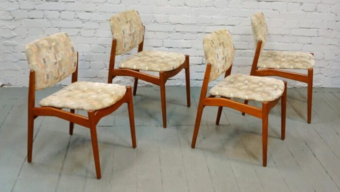 dining chairs by erik buch for orum mobelfabrik 1960s set of 4 5